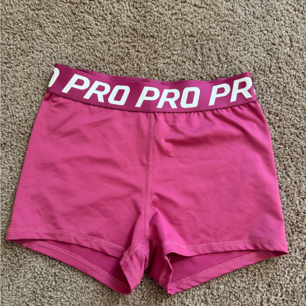 SHEIN Fuchsia Athletic Shorts